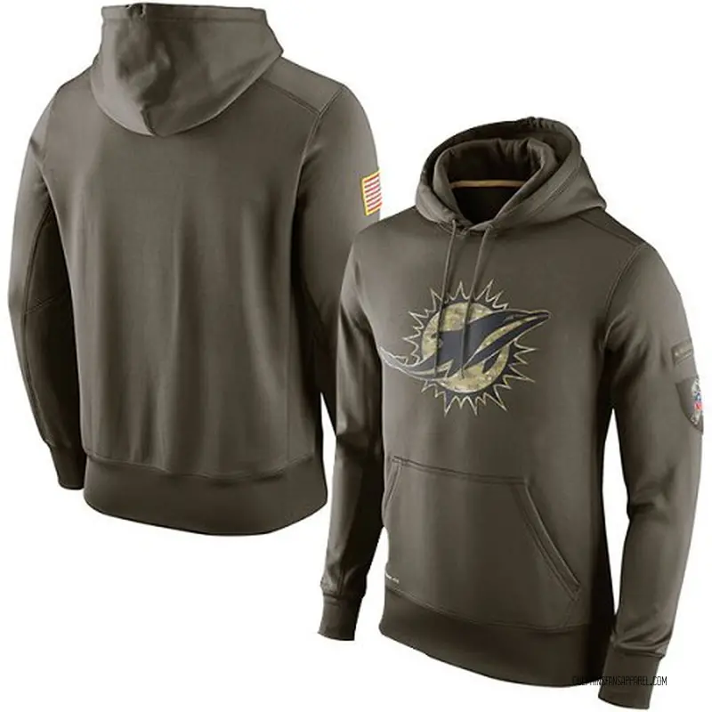 salute to service miami dolphins hoodie