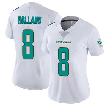 Men's Nike Jevon Holland Aqua Miami Dolphins Game Player Jersey Size: 3XL