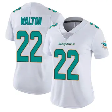 Mark Walton Miami Dolphins Men's Name & Number Logo T-Shirt - Ash