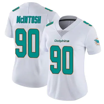 Men's Nike RJ McIntosh Aqua Miami Dolphins Home Game Player Jersey Size: 4XL