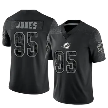 Youth Miami Dolphins Benito Jones Black Limited Reflective Jersey By Nike