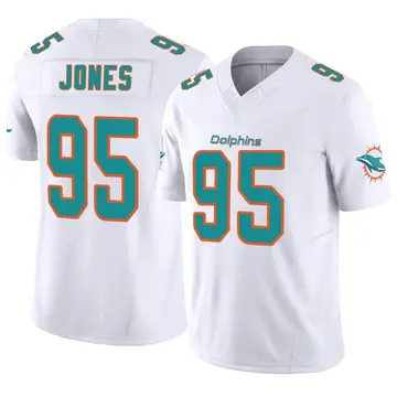 Youth Miami Dolphins Benito Jones White Limited Vapor F.U.S.E. Jersey By Nike