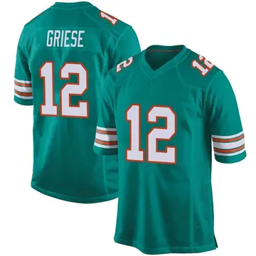 Women's Miami Dolphins Bob Griese Nike Aqua Retired Player Jersey