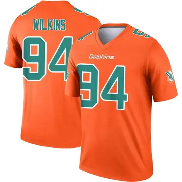 Nike Christian Wilkins Aqua Miami Dolphins Game Jersey