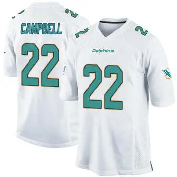 Men's Nike Channing Tindall Aqua Miami Dolphins Game Player Jersey Size: Small