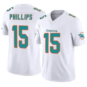 Nike Men's Miami Dolphins Jaelan Phillips #15 Aqua Game Jersey - S - S (Small)