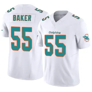 Nike Miami Dolphins #55 Jerome Baker White Men's Stitched NFL Vapor  Untouchable Limited Jersey on sale,for Cheap,wholesale from China