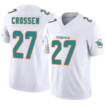 Keion Crossen Miami Dolphins Nike Game Player Jersey - Aqua