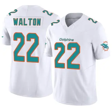 Mark Walton Miami Dolphins Men's Name & Number Logo Long Sleeve T-Shirt -  Ash