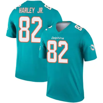 Youth Miami Dolphins Mike Harley Jr. Aqua Legend Jersey By Nike