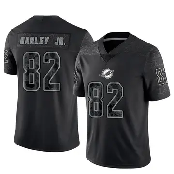 Youth Miami Dolphins Mike Harley Jr. Black Limited Reflective Jersey By Nike